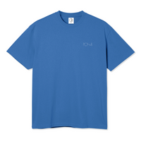 Contrast Tee | Stroke Logo (French Blue)
