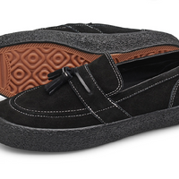 VM005 Loafer (Black/Black/White Stitch)