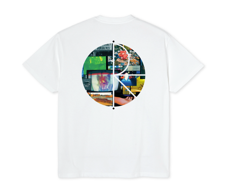 Tee | Fill Logo | Ourselves Collage (White)