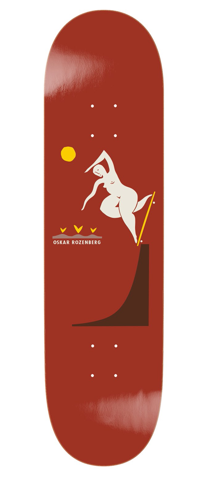 Oskar Rozenberg - Bs Noseblunt (Burnt Red) - 8.0"