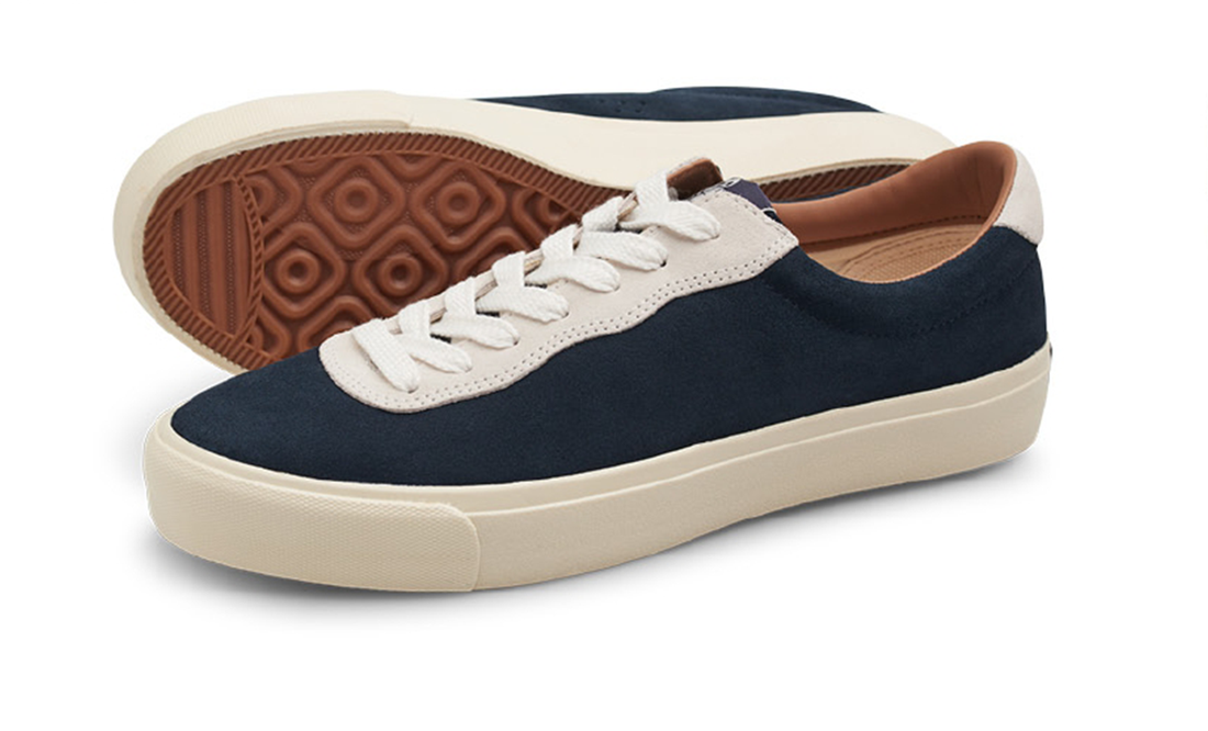 VM001 LO Suede - Steel Blue/Off White/White