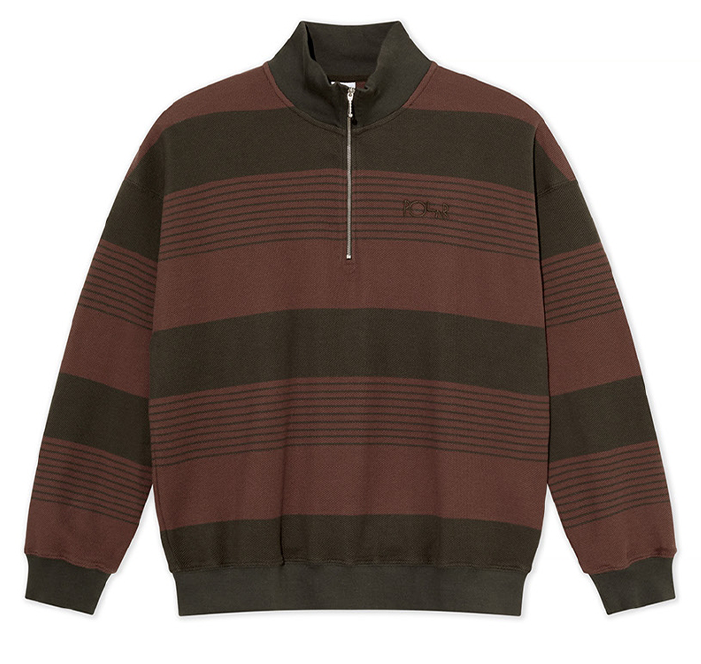 Surf Half Zip Sweater (Dirty Black/Brownstone)
