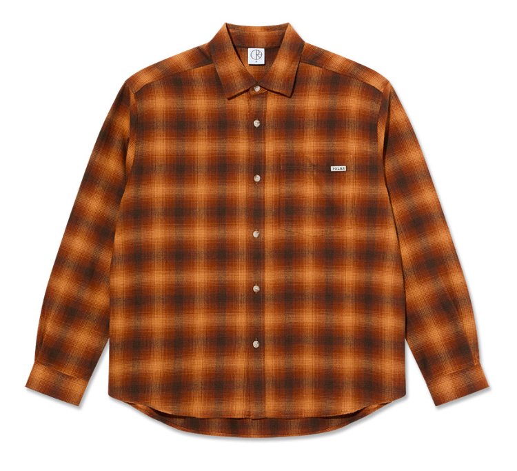 Mitchell LS Shirt | Shadow Check (Caramel)