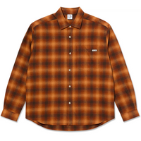 Mitchell LS Shirt | Shadow Check (Caramel)