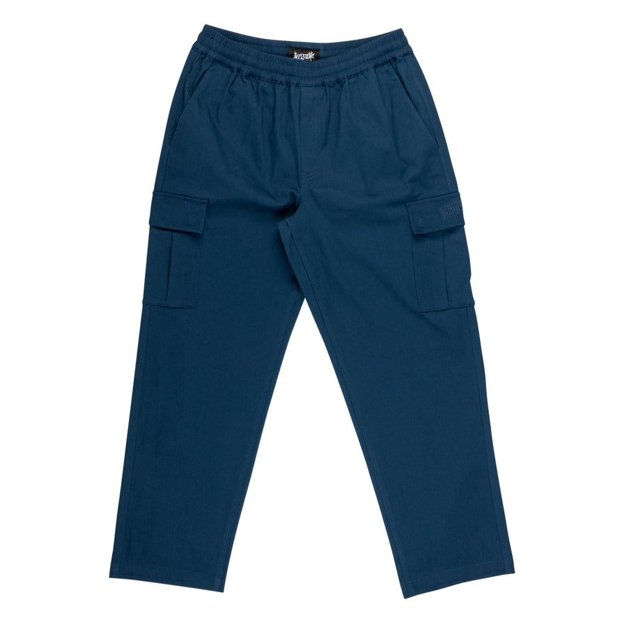 Principal Cargo Twill Elastic Pant - Navy