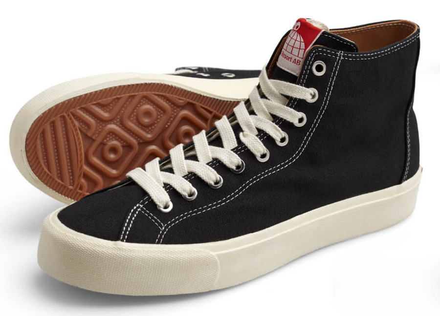 Last Resort AB Shoes - VM003 Canvas HI - Black/White